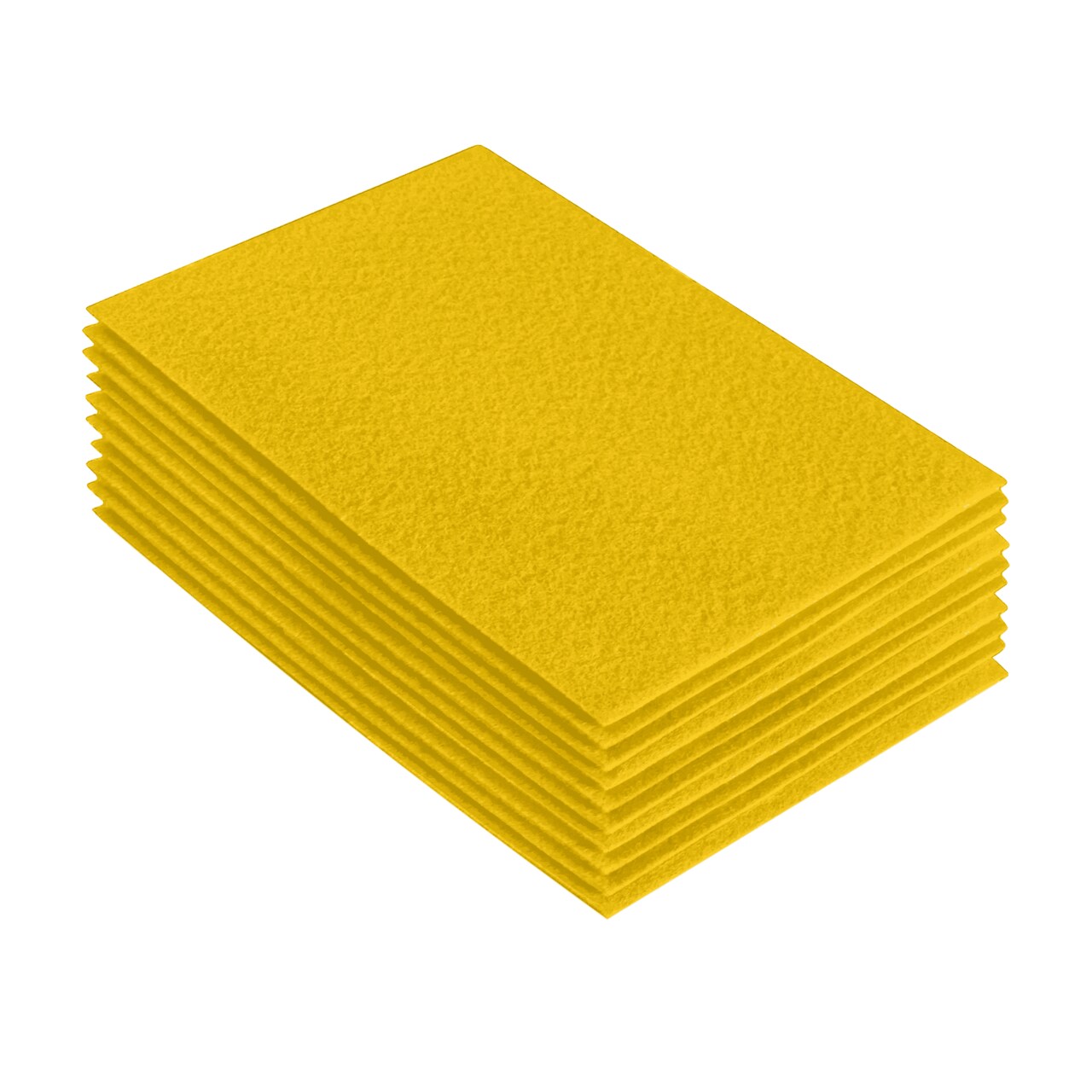 FabricLA Acrylic Felt Sheets for Crafts - Precut 9" X 12" Inches (20 cm X 30 cm) Felt Squares - Use Felt Fabric Craft Sheets for DIY, Costume, and Decoration | Yellow - 10 Pieces